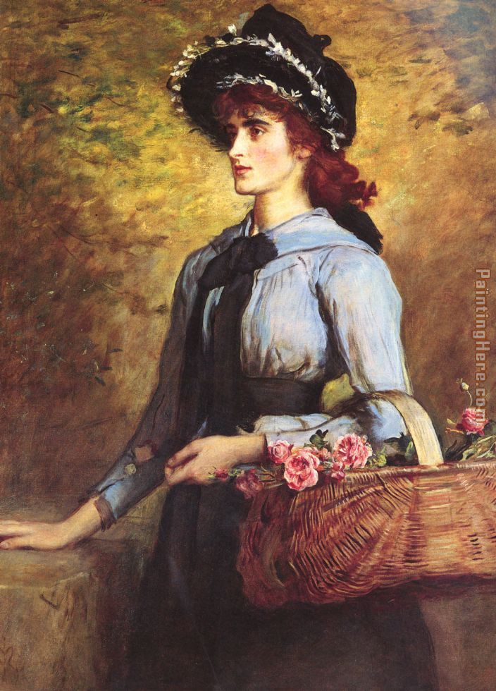 Sweet Emma Morland painting - John Everett Millais Sweet Emma Morland art painting